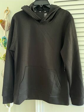 Legend Men's Black Pullover Hoodie with Kangaroo Pocket